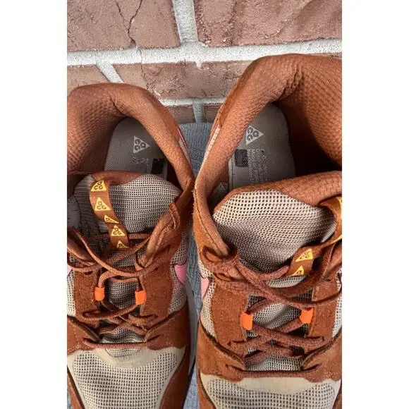 Men's Nike ACG Lowcate Dark Russet Trail Athletic Sneaker Size 14